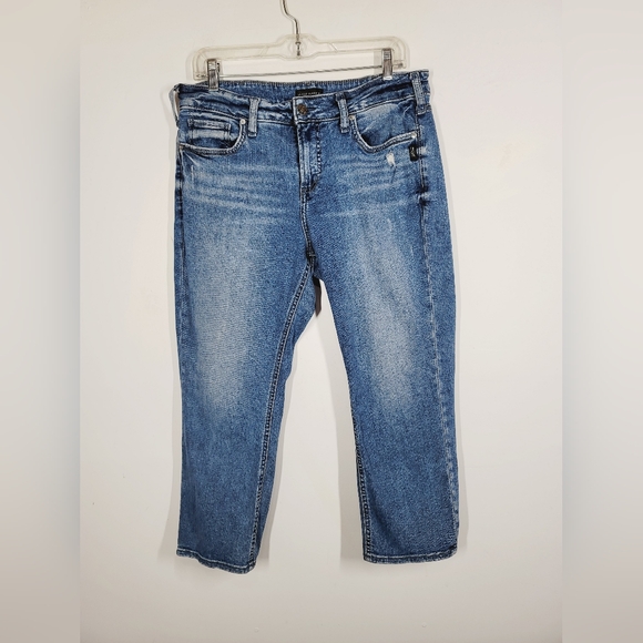 Silver Jeans Denim - Silver Jeans Suki Capri, Size 33